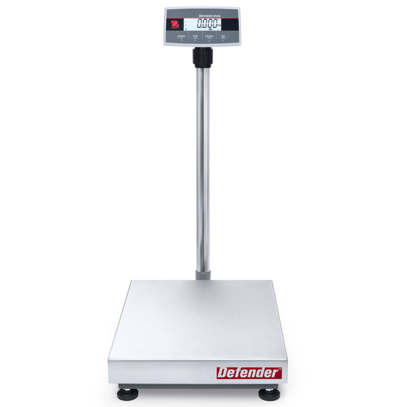 Sandėlio platforminės svarstyklės su legalizavimu OHAUS DEFENDER 2500 LCD 30x35cm 60Kg / 20g