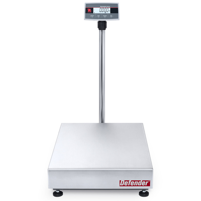 Sandėlio platforminės svarstyklės su legalizavimu OHAUS DEFENDER 2500 LCD 50x60cm 150Kg / 50g