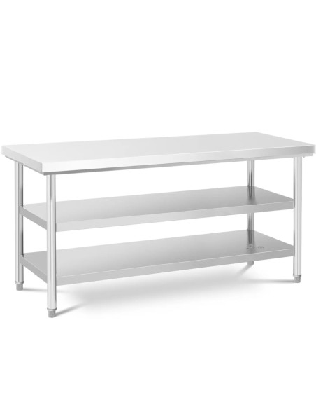 Stalas, centrinis plieninis stalviršis, 2 lentynos, 180 x 70 cm, iki 600 kg
 
Stalas, centrinis plieninis stalviršis, 2 lentynos, 180 x 70 cm, iki 600 kg