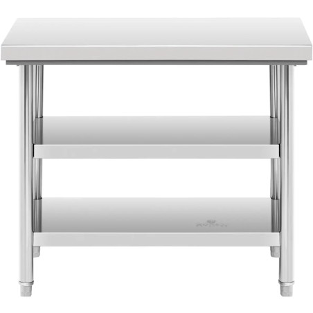 Stalas, centrinis plieninis stalviršis, 2 lentynos, 100 x 60 cm, iki 600 kg
 
Stalas, centrinis plieninis stalviršis, 2 lentynos, 100 x 60 cm, iki 600 kg