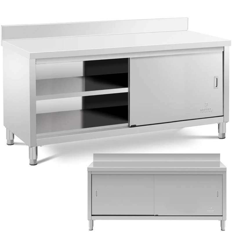Stalas, centrinis stalviršis, su spintele, stumdomos durys, 180 x 70 x 97 cm
Stalas, centrinis stalviršis, su spintele, stumdomos durys, 180 x 70 x 97 cm