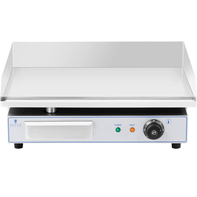 
Elektrinis grilis, lygi grilio plokštė, 550 x 400 mm, 3000 W
