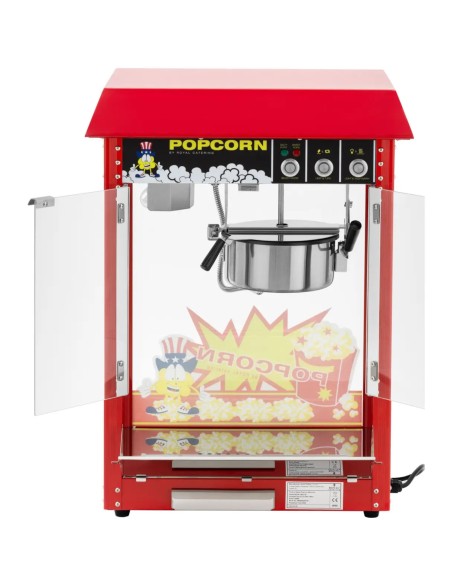 Retro kukurūzų spragėsių aparatas TEFLON 1600 W 5-6 kg/ h - raudonas
 
Retro kukurūzų spragėsių aparatas TEFLON 1600 W 5-6 kg/ h - raudonas