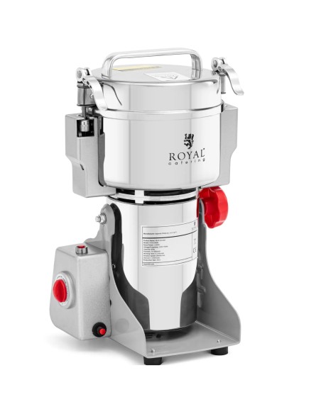 
Profesionalus elektrinis malūnėlis prieskoniams, žolelėms, kavai, riešutams, 800 g, 2100 W
