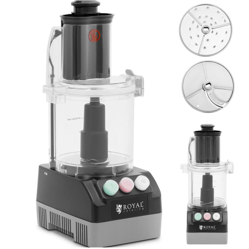 
Mini virtuvės kombainas tarkavimui, pjaustymui, smulkinimui, 3 l, 600 W

