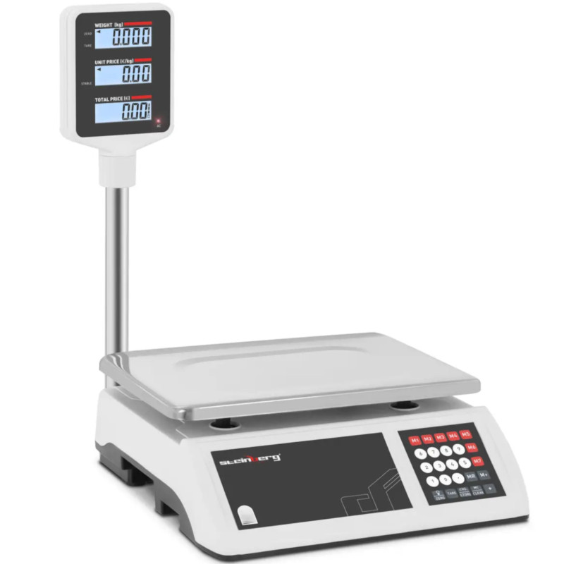 LCD parduotuvės ir sandėlio tikrinimo svarstyklės 15kg / 2g