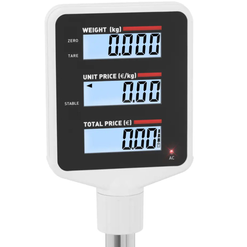 LCD parduotuvės ir sandėlio tikrinimo svarstyklės 15kg / 2g