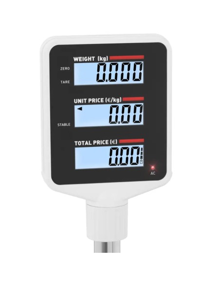 LCD parduotuvės ir sandėlio tikrinimo svarstyklės 15kg / 2g
 
LCD parduotuvės ir sandėlio tikrinimo svarstyklės 15kg / 2g