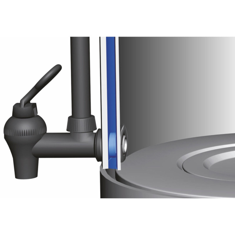 Warnik dvisienis vandens ir karšto vandens šildytuvas 18 L - Hendi 211502