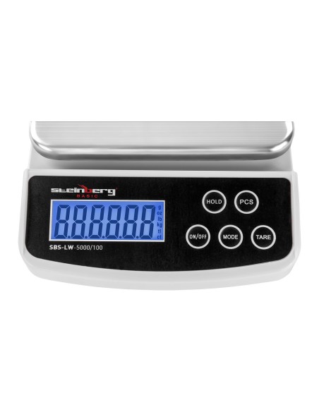 Pašto svarstyklės siuntiniams ir laiškams SBS-LW-5000/100 iki 5kg / 0,1g Pašto svarstyklės siuntiniams ir laiškams SBS-LW-5000/100 iki 5kg / 0,1g