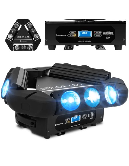 DJ spider LED scenos apšvietimo judanti galvutė
 
DJ spider LED scenos apšvietimo judanti galvutė