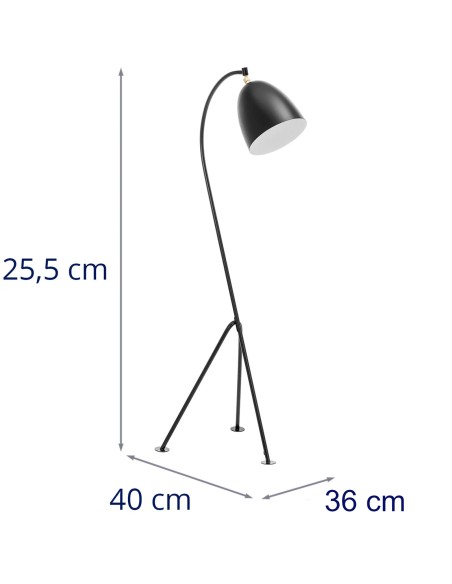 Metalinis toršeras su reguliuojamu E27 gaubtu, 125 cm
 
Metalinis toršeras su reguliuojamu E27 gaubtu, 125 cm