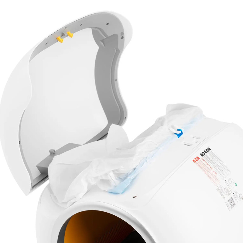 
Savaime išsivalanti kačių kraiko dėžė su plazmine sterilizacija, valdoma programa
