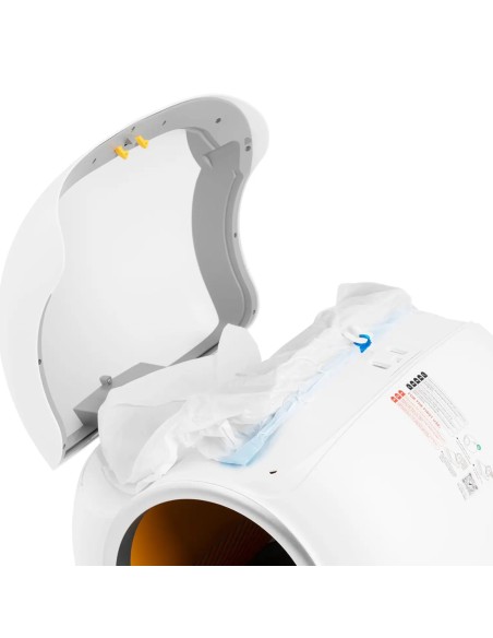 
Savaime išsivalanti kačių kraiko dėžė su plazmine sterilizacija, valdoma programa
