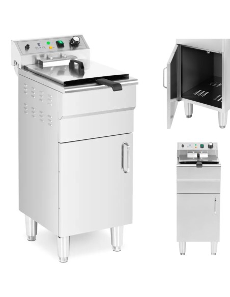 Atskirai pastatoma elektrinė gruzdintuvė su spintele 400 V 5000 W 13 l
 
Atskirai pastatoma elektrinė gruzdintuvė su spintele 400 V 5000 W 13 l