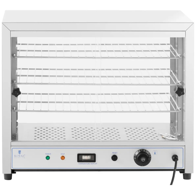 Šildymo vitrina maistui, 3 lentynos, 1000 W