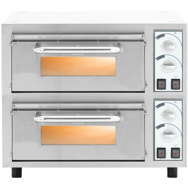 Profesionali dviejų kamerų picos orkaitė 2 picoms. 35 cm 4400 W