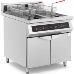 
Dviguba indukcinė gruzdintuvė su spintele 2 x 30 l 60-190 C 380 V 20000 W

