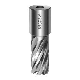 Šerdies grąžtas trefino pjovimo plienas M2 17 x 25 mm MSW-CDB-25/17