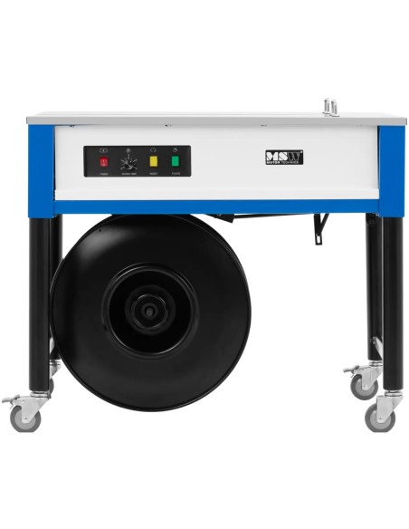 Pusiau automatinė surišimo mašina 6-15 mm pakuočių padėklams surišti, 320 W
 
Pusiau automatinė surišimo mašina 6-15 mm pakuočių padėklams surišti, 320 W