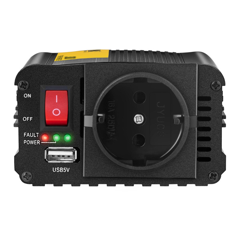 Automobilio akumuliatoriaus įtampos keitiklis 300/600W + Cigarečių degiklio adapteris