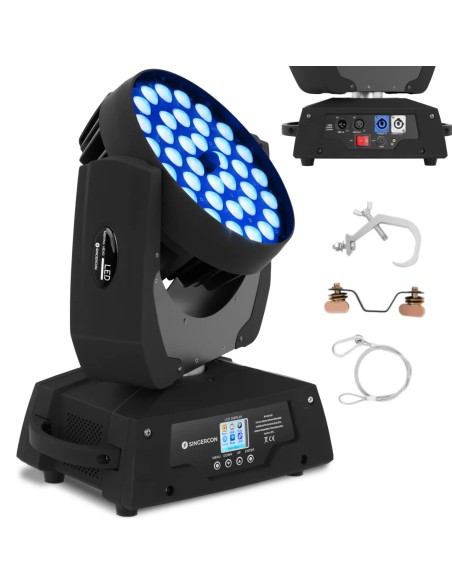 Judanti galva DJ scenos apšvietimo prožektorius LED 36 x 10 W RGBW
 
Judanti galva DJ scenos apšvietimo prožektorius LED 36 x 10 W RGBW