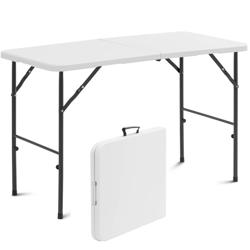 
Sulankstomas sodo maitinimo stalas 120 x 60 x 74,5 cm baltas
