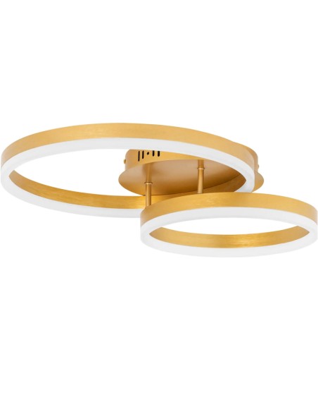 Modernus LED lubinis šviestuvas su nuotolinio valdymo pulteliu – 2 auksiniai apskritimai
 
Modernus LED lubinis šviestuvas su nuotolinio valdymo pulteliu – 2 auksiniai apskritimai