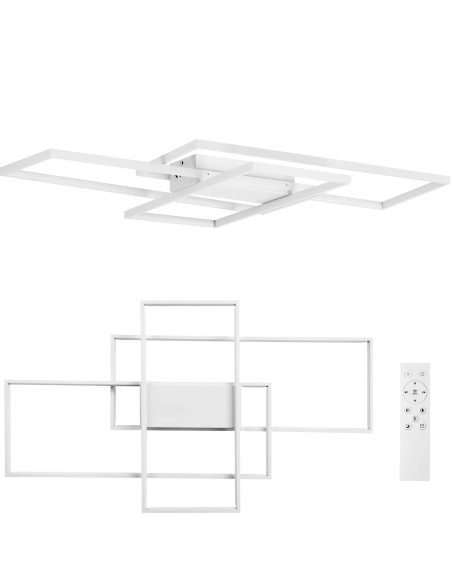 Modernus LED lubinis šviestuvas su nuotolinio valdymo pulteliu – 3 stačiakampiai
 
Modernus LED lubinis šviestuvas su nuotolinio valdymo pulteliu – 3 stačiakampiai