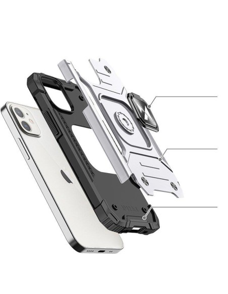 Šarvuotas dėklas iPhone 14, magnetinis laikiklis Ring Armor, sidabrinis
 
Šarvuotas dėklas iPhone 14, magnetinis laikiklis Ring Armor, sidabrinis