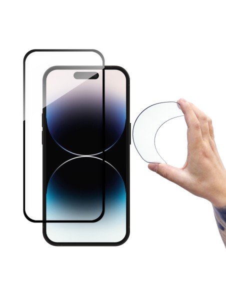 Lankstus grūdintas stiklas iPhone 14 Pro Max ekranui su juodu Flexi Nano Glass rėmeliu
 
Lankstus grūdintas stiklas iPhone 14 Pro Max ekranui su juodu Flexi Nano Glass rėmeliu