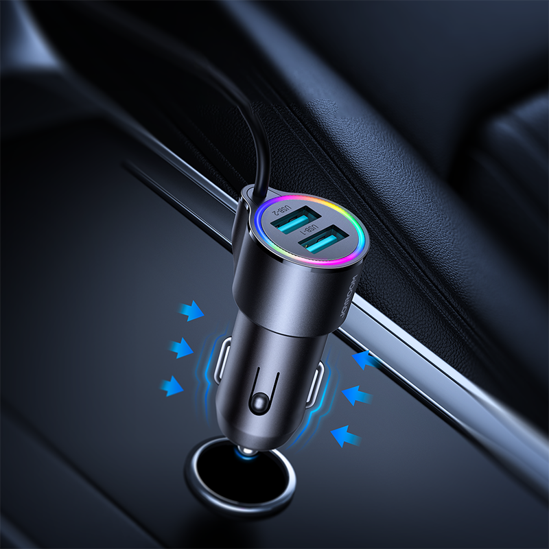 3in1 Greitas automobilinis įkroviklis su...