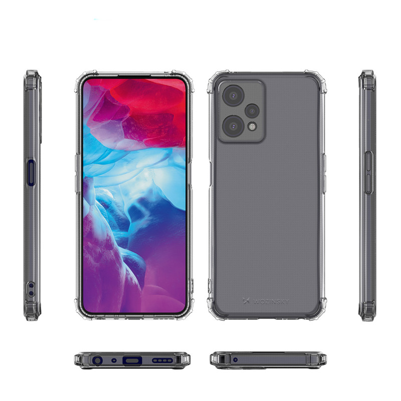 Skaidrus šarvuotas dėklas, skirtas Realme 9 Pro Anti Shock