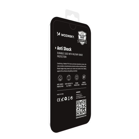 
Šarvuotas dėklo dangtelis, skirtas Xiaomi Redmi Note 11E / 10 5G - Prime+ 5G / Poco M4 5G Anti Shock skaidrus
