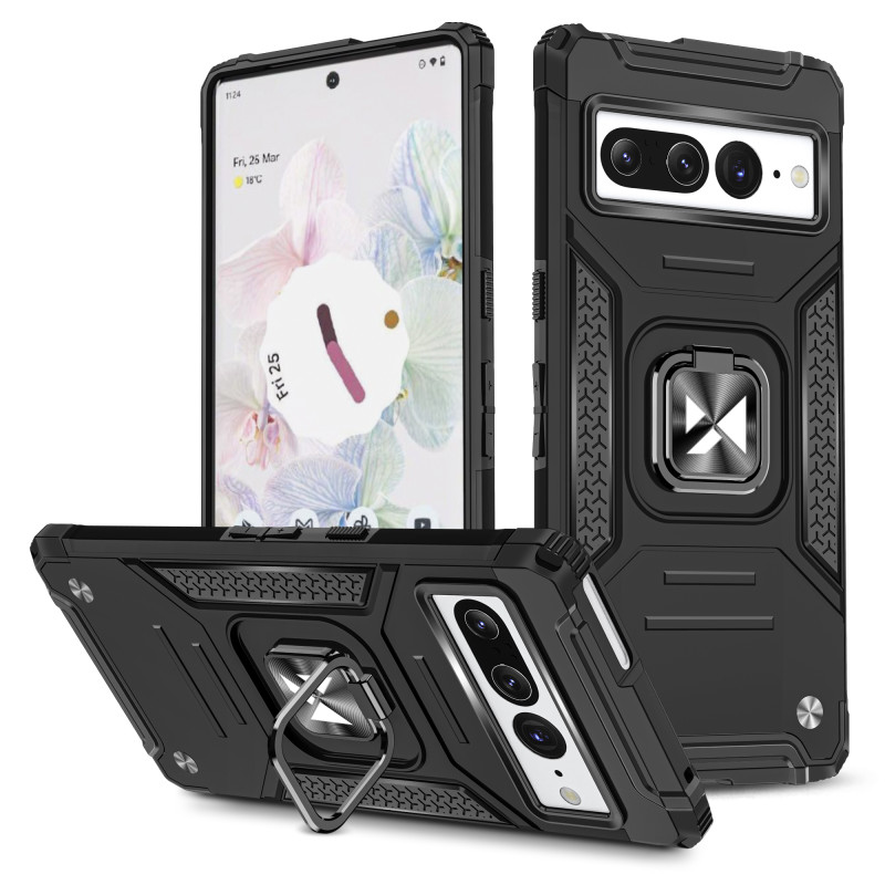 Šarvuotas dėklas, skirtas Google Pixel 7 Pro, magnetinis laikiklis Ring Armor, juodas
Šarvuotas dėklas, skirtas Google Pixel 7 Pro, magnetinis laikiklis Ring Armor, juodas