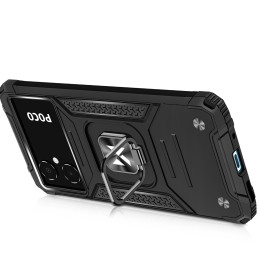 
Šarvuotas dėklas, skirtas Google Pixel 7 Pro, magnetinis laikiklis Ring Armor, juodas
