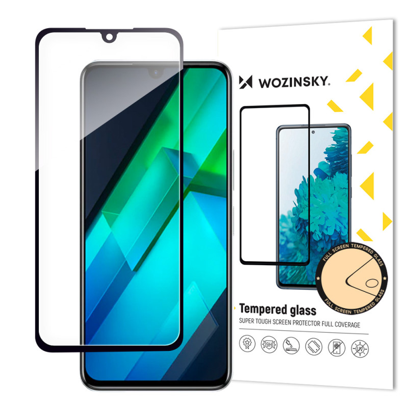 
9H grūdintas stiklas viso ekrano „Infinix Note 12 G96“ su rėmeliu patogiu juodu dėklu
