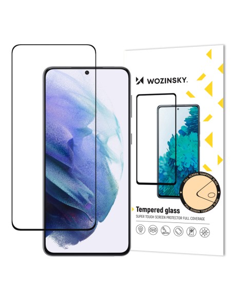 
9H grūdintas stiklas visam Samsung Galaxy S23+ ekranui su juodu Full Glue rėmeliu
