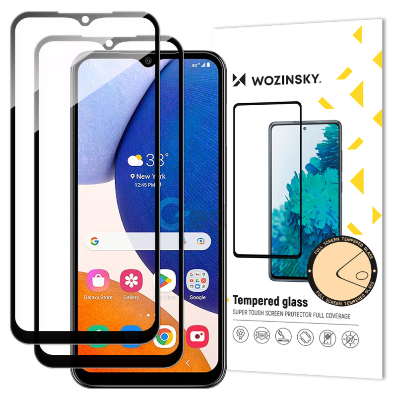 SET 2x 9H viso ekrano grūdintas stiklas Samsung Galaxy A14 5G / A14 su juodu rėmeliu
SET 2x 9H viso ekrano grūdintas stiklas Samsung Galaxy A14 5G / A14 su juodu rėmeliu