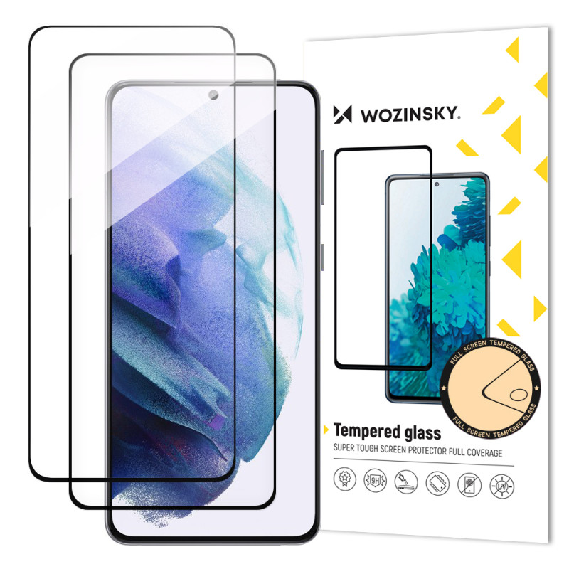 SET 2x grūdintas stiklas 9H visam Samsung Galaxy S23 ekranui su juodu Full Glue rėmeliu
SET 2x grūdintas stiklas 9H visam Samsung Galaxy S23 ekranui su juodu Full Glue rėmeliu