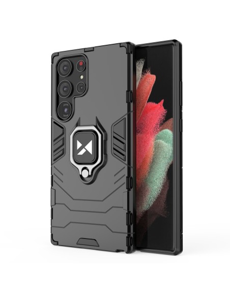 Šarvuotas dėklas Samsung Galaxy S23 Ultra, Ring Armor magnetinis laikiklis, juodas
 
Šarvuotas dėklas Samsung Galaxy S23 Ultra, Ring Armor magnetinis laikiklis, juodas