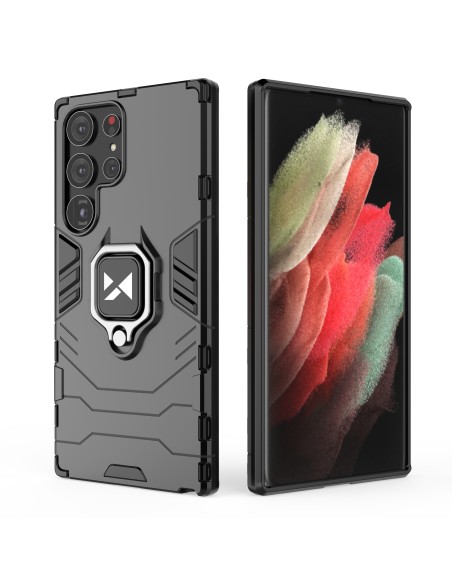 Šarvuotas dėklas Samsung Galaxy S23 Ultra, Ring Armor magnetinis laikiklis, juodas
 
Šarvuotas dėklas Samsung Galaxy S23 Ultra, Ring Armor magnetinis laikiklis, juodas