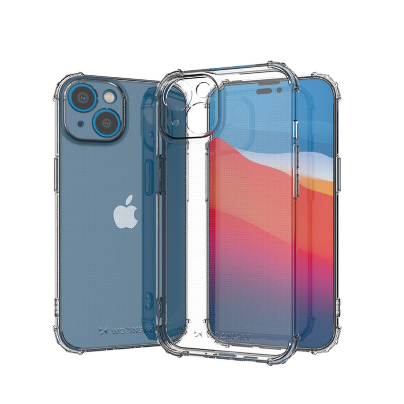 Skaidrus šarvuotas dėklas iPhone 14 Plus Anti Shock