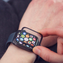 
9H grūdintas stiklas visam Xiaomi Amazfit GTS 4 ekranui su juodu Full Glue rėmeliu
