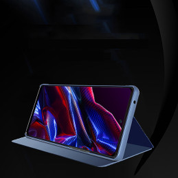 
Blizgus atverčiamas dėklas, skirtas Xiaomi Redmi Note 12 Pro+ Clear View Case, juodas
