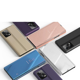 
Blizgus atverčiamas dėklas, skirtas Xiaomi Redmi Note 12 Pro+ Clear View Case, juodas
