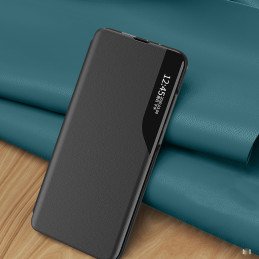 
Dėklo dangtelis su atvartu ir stovu Xiaomi Redmi 11A / Poco C55 / Redmi 12C Eco Leather juoda
