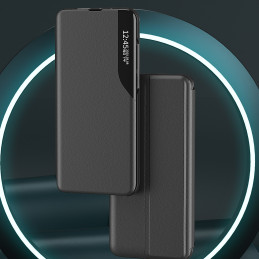 
Dėklas su atvartu ir stovu Xiaomi 13 Lite Eco Leather, juodas
