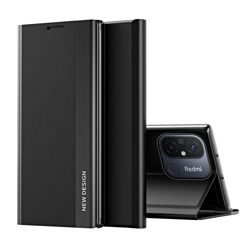 
Dėklo dangtelis su atvartu ir stovu Xiaomi Redmi 11A / Poco C55 / Redmi 12C Sleep Case Pro juodas
