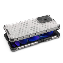 
Šarvuotas hibridinis dėklas, skirtas Xiaomi Redmi Note 12 Pro+ Honeycomb blue
